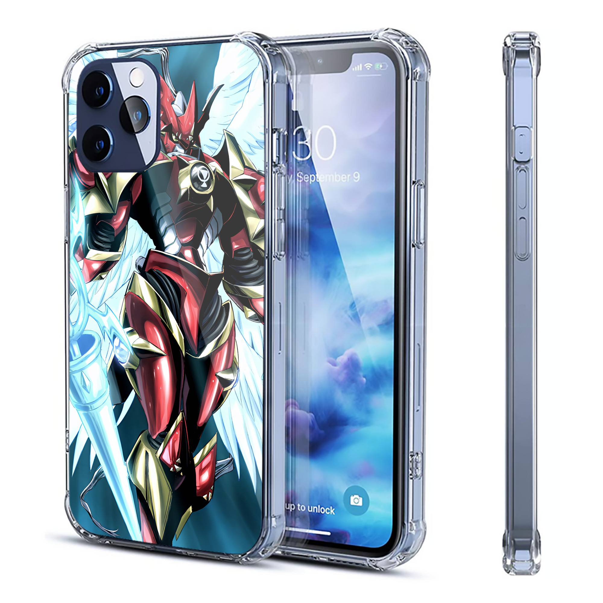 （画像用） Digimon デジタルモンスター/デジモン 【iPhone 12シリーズ対応】透明スマホケース（クリアソフトケース）